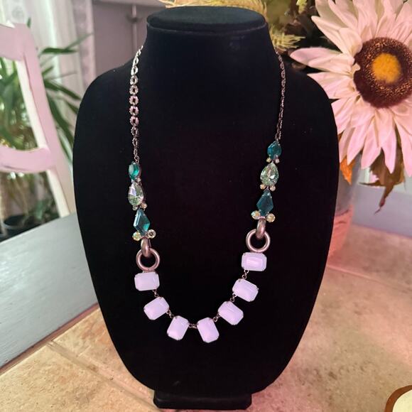 Sorrelli Crystal Statement Silver Tone Necklace - Picture 2 of 14